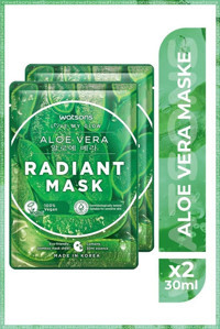 Watsons Fruity Maske Aloe Vera Radiant Aloe Veralı Nemlendiricili Kağıt Yüz Maskesi 2 Adet