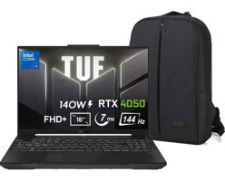 Asus Tuf Gaming FX607VU-RL146 FR133 Intel Core 5 210H 48 GB 4 Tb RTX4050 Yok (Free Dos) 16" Oyun Bilgisayarı + Çanta