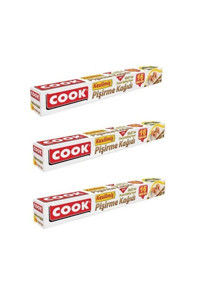 Cook Kesilmiş Pişirme Kağıdı 3x16 Adet