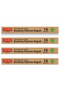 Cook Kesilmiş Pişirme Kağıdı 4 Adet