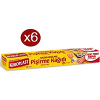 Koroplast Kesilmiş Pişirme Kağıdı 6x16 Adet