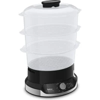 Tefal Compact Vc2048 800 W Plastik 9 lt Hazneli Zamanlayıcılı Buharlı Pişirici Siyah