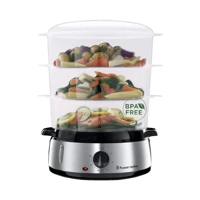 Russell Hobbs 19270-56 800 W Plastik 9 lt Hazneli Buharlı Pişirici Siyah