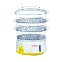 Tefal Vc 1027 900 W Plastik 9 lt Hazneli Zamanlayıcılı Buharlı Pişirici Beyaz