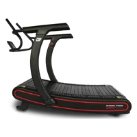 Diesel Fitness Curve R1000 160 Kg Kapasiteli Motorsuz Katlanabilir Koşu Bandı Kırmızı Siyah