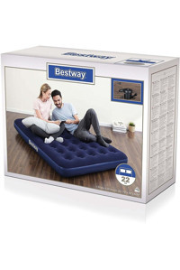 Bestway Kamp Çift Kişilik Şişme Yatak Mavi