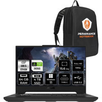 Asus Tuf Gaming F15 Intel Core I5 12500H 64GB 4tb SSD RTX3050/4GB 95W 15.6" Fhd 144Hz Windows 11 Pro Taşınabilir Bilgisayar & Per4 Çanta HN158P450
