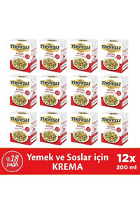 Tikveşli Yemeklik Krema 12x200 ml