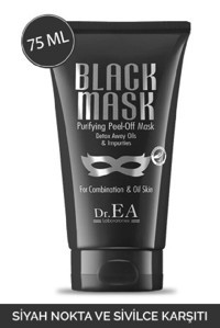 Dr. Ea Laboratories Siyah Maske Nemlendiricili Soyulabilir Jel Yüz Maskesi 75 ml