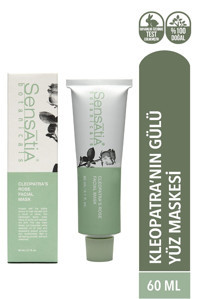 Sensatia Botanicals Cleopatra'S Rose Facial Scrub Nemlendiricili Krem Yüz Maskesi 60 ml