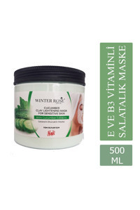 Winter Rose Salatalık Ekstraktlı Nemlendiricili Krem Yüz Maskesi 500 gr