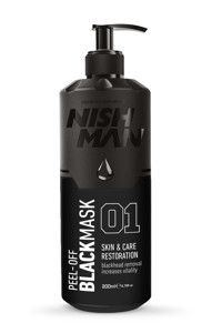 Nıshman Siyah Nemlendiricili Soyulabilir Krem Yüz Maskesi 200 ml