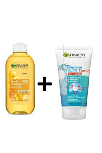 Garnier 3 Ü 1 Arada Krem Yüz Maskesi 150 ml + Botanik Besleyici Bal Tonik 200 ml