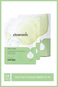 Snp Prep Cicaronic Nemlendiricili Kağıt Yüz Maskesi 2x25 ml