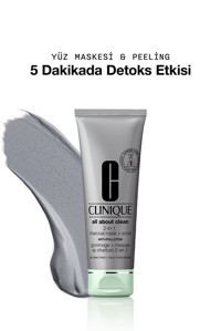 Clinique All About Clean Killi Nemlendiricili Krem Yüz Maskesi 100 ml