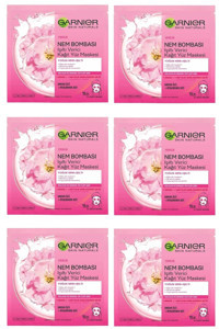 Garnier Sakura Özü Nemlendiricili Kağıt Yüz Maskesi 6 Adet