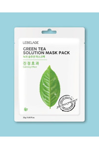 Lebelage Green Tea Solution Nemlendiricili Soyulabilir Kağıt Yüz Maskesi