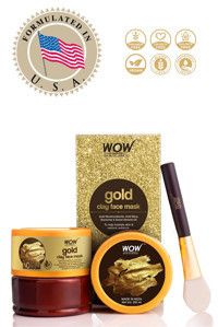 Wow Skin Science Altın Killi Nemlendiricili Yüz Maskesi