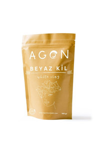 Agon Beyaz Killi Toz Yüz Maskesi 500 gr