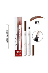 Maqya Cosmetics Maqya1616 İnce Uçlu Suya Dayanıklı Kaş Kalemi Mat Siyah