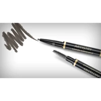 Artistry No:02 Asansörlü Çift Taraflı Fırçalı İnce Uçlu Suya Dayanıklı Kaş Kalemi Siyah
