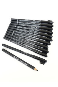 Aily Cosmetics Rose Touch Me Fırçalı İnce Uçlu Suya Dayanıklı Kaş Kalemi Kahverengi