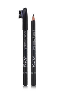 Roesia Rose Cosmetics Touch Me Fırçalı Kalın Uçlu Suya Dayanıklı Kaş Kalemi Siyah