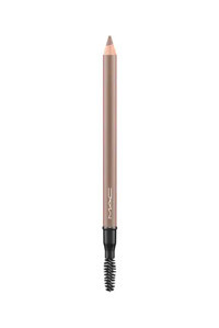 M.A.C Veluxe Deep Dark Brunette Çift Taraflı Fırçalı Kalın Uçlu Suya Dayanıklı Kaş Kalemi Kahverengi