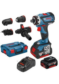 Bosch GSR 18 V 5.0 Ah Kömürsüz Akülü Vidalama Makinesi + Uc ve Akü Seti