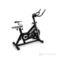 Voit Venüs Spin Bike Manuel Koltuklu Mekanik Dikey Kondisyon Bisikleti Siyah