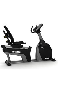Athletic Bx980R 120 kg Kapasiteli Koltuklu Manyetik Yatay Kondisyon Bisikleti Siyah