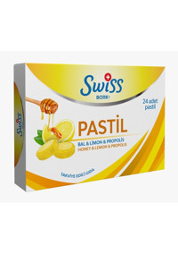 Swiss Bal & Limon & C Vitaminli Ballı Limonlu Yetişkin 24 Adet