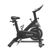 Busso Magic Spinbike 120 kg Kapasiteli Koltuklu Mekanik Dikey Kondisyon Bisikleti Siyah