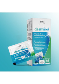 Desminol Vitamin D3 Yetişkin Mineral 36 Adet