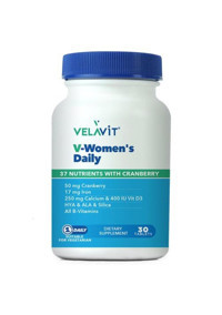 Velavit V-Women'S Daily Yetişkin Mineral 30 Adet