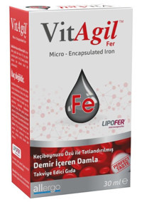 Allergo Vitagil Fer Keçiboynuzlu Yetişkin Mineral 30 ml