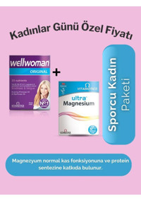Vitabiotics Wellwomen Original-Ultra Magnesium Yetişkin Mineral 23 Adet