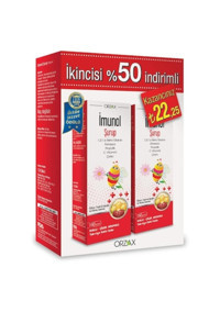 Orzax İmunol Ballı Çilek Çocuk Yetişkin Mineral 2x150 ml