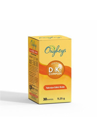 Oxyheys D3 K2 Complex Yetişkin Mineral 30 Adet