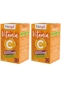 Allergo Vitagil Vitamin C Portakallı Yetişkin 2x30 Adet