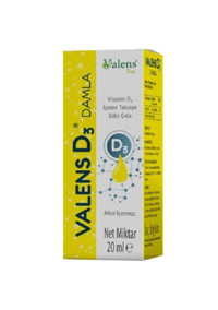Valens Valens D3 Yetişkin Mineral 20 ml