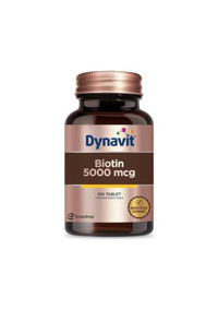 Eczacıbaşı Biotin 5000 Mcg Yetişkin Mineral 100 Adet