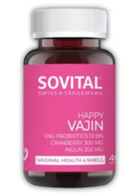 Sovital Happy Vajin Yetişkin Mineral 40 Adet