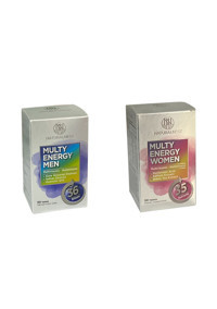 Naturalnest Multi Energy Men+Multi Energy Women Yetişkin Mineral 2x30 Adet