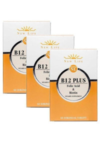 New Life B12 Plus Yetişkin 3x60 Adet