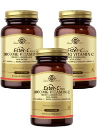 Solgar Ester-C Plus Yetişkin Mineral 3x60 Adet