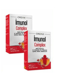 Orzax Imunol Complex Yetişkin Mineral 2x30 Adet