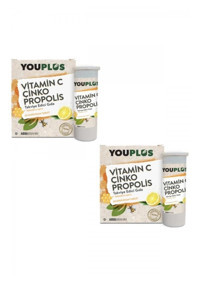 Youplus Vitamin C Çinko Propolis Portakallı Yetişkin 2x20 Adet