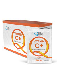 Qlife Vitamin C Çocuk Yetişkin 30 Adet