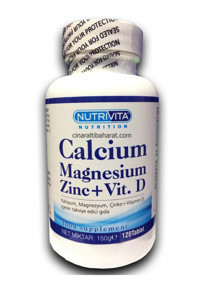 Nutrivita Nutrition Calcium Magnesium Yetişkin 120 Adet